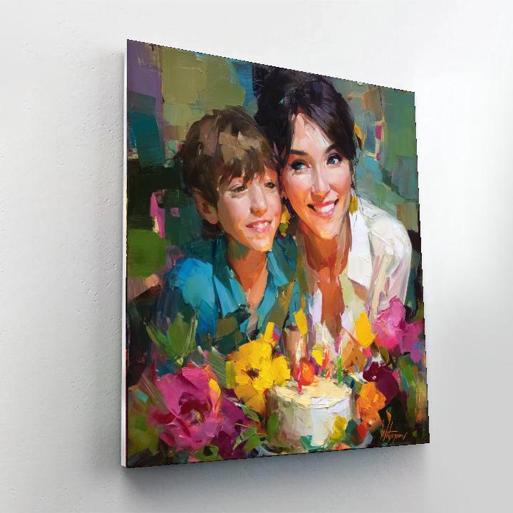 Mother's Day Celebration Numbered Painting Kits