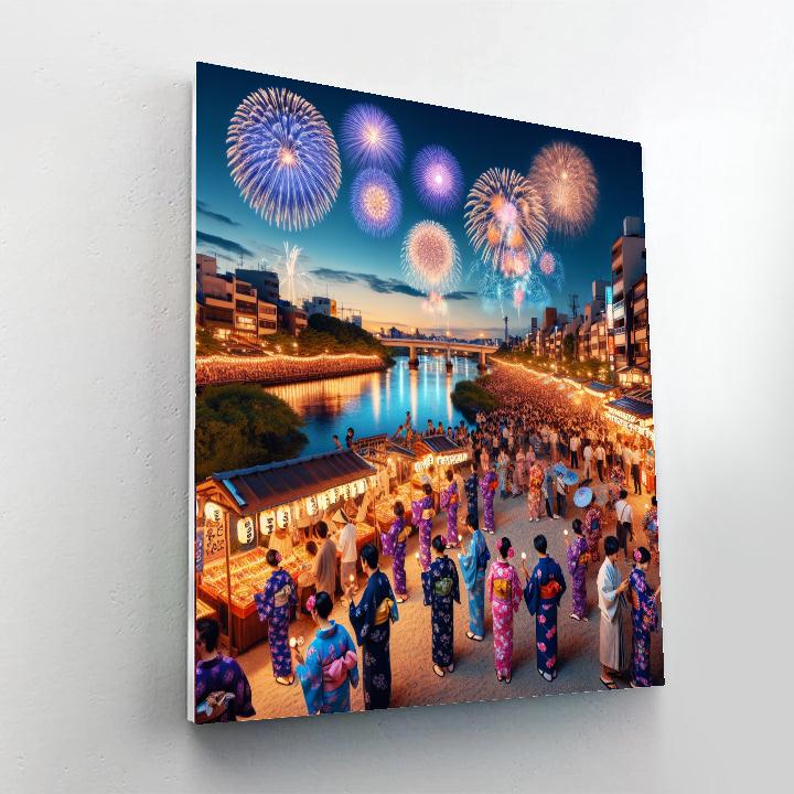 Kansai Electric Power Summer Festival Paint By Numbers Kits