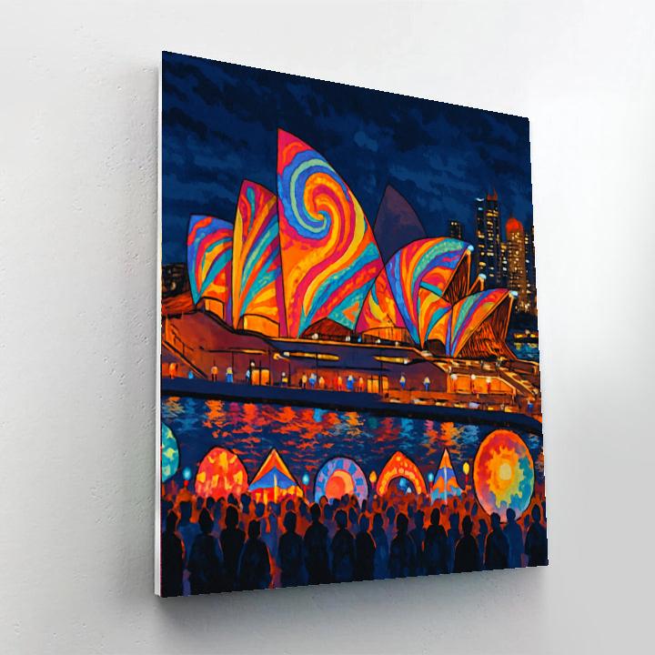 Sydney Vivid Light Festival - Australia Paint By Numbers Art
