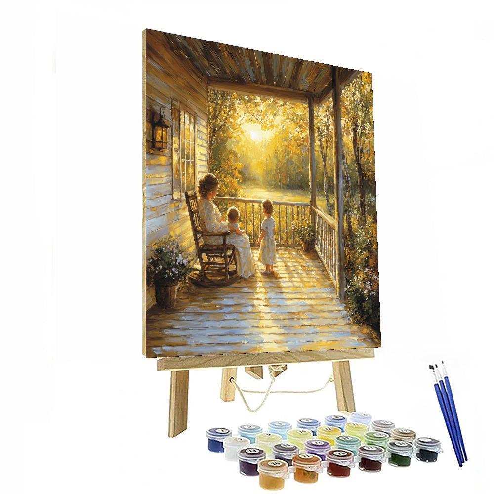 The Embrace Of Morning Light Paint By Numbers Kits
