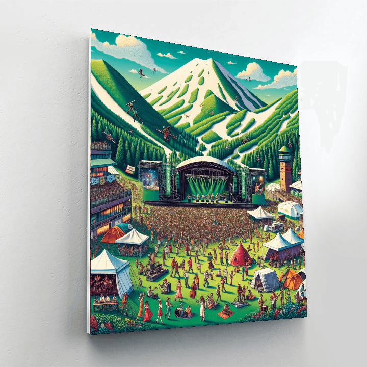 Fuji Rock Festival - Niigata, Japan Number Painting