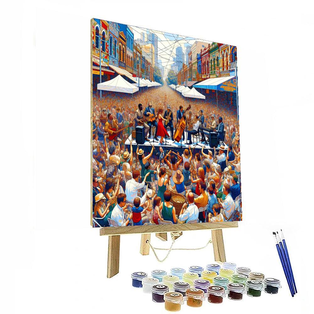 Jazz & Heritage Festival - Australia Paint By Color