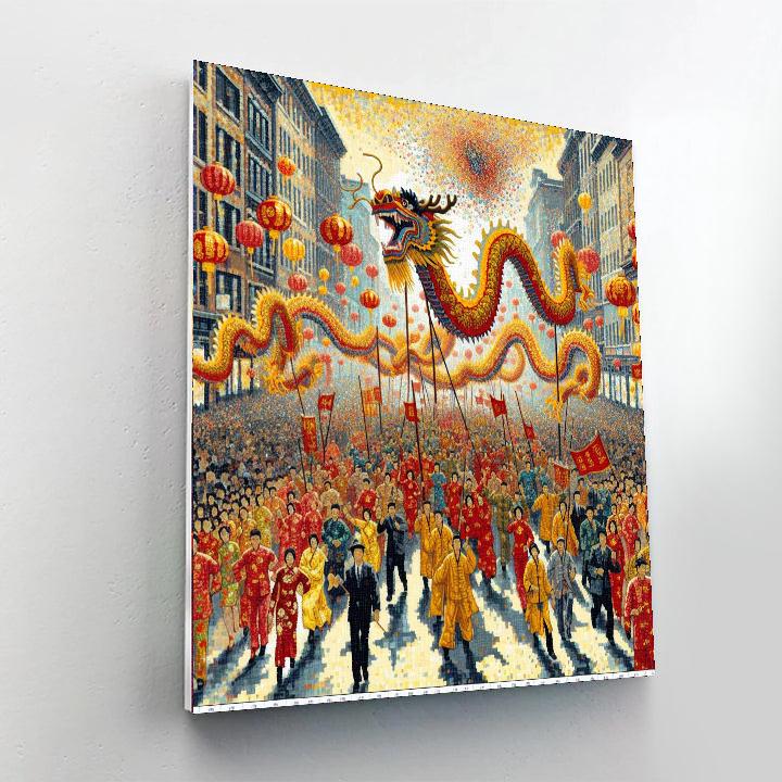 Chinese New Year Parade - China Paint By Number