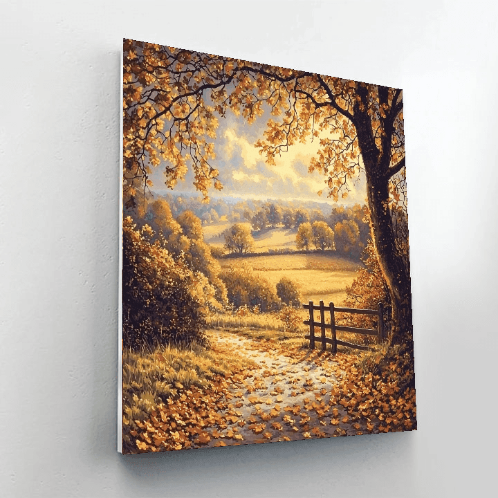 John Constable Inspired Autumnal Whisper  Paint By Color