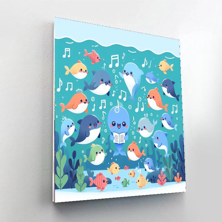 Ocean Harmony Symphony Painting By Numbers Kit