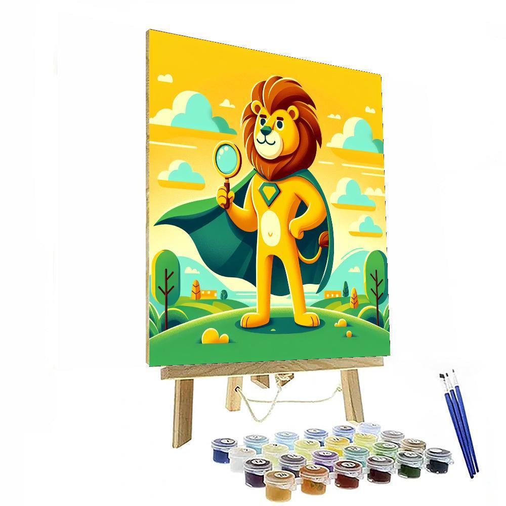Superhero Safari Painting By Numbers Kit