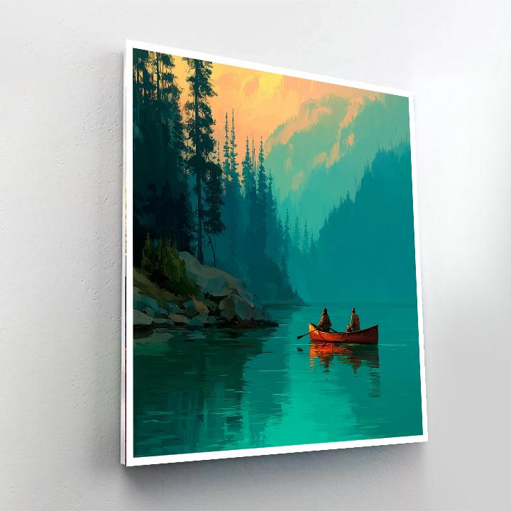 A Moment Of Stillness DIY Paint By Numbers