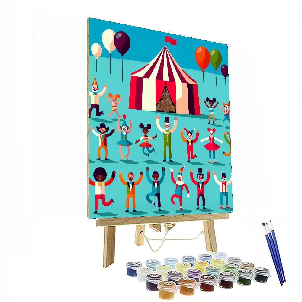 Joyous Circus Spectacle Paint By Numbers Kits