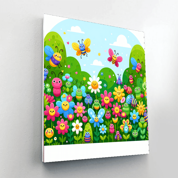 Charming Garden Explorers Paint By Color