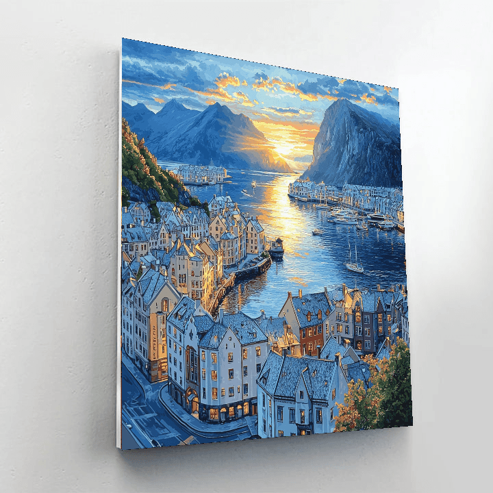 Alesund Paint By Numbers Art