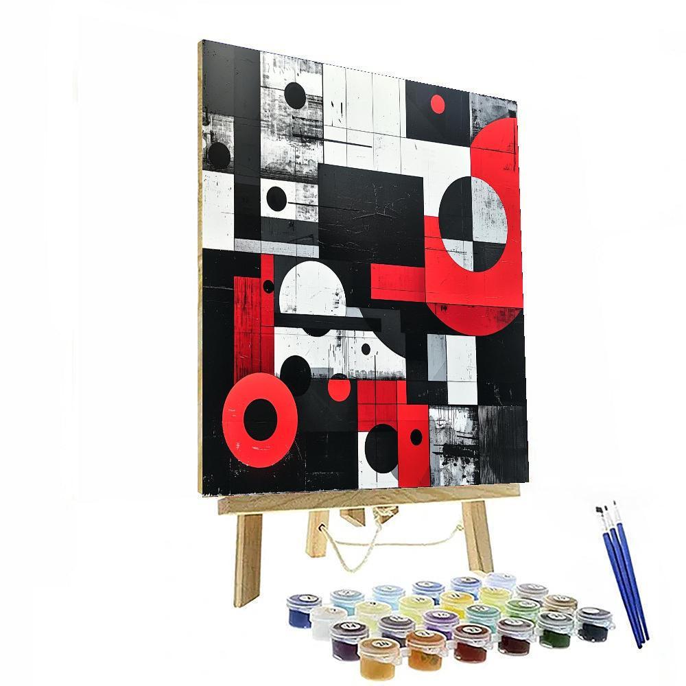 Banksy Inspired Chaos In Harmony  Paint By Number