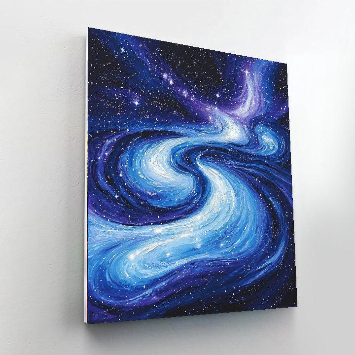 Michelangelo Inspired Cosmic Rhythm  Paint By Numbers Kits