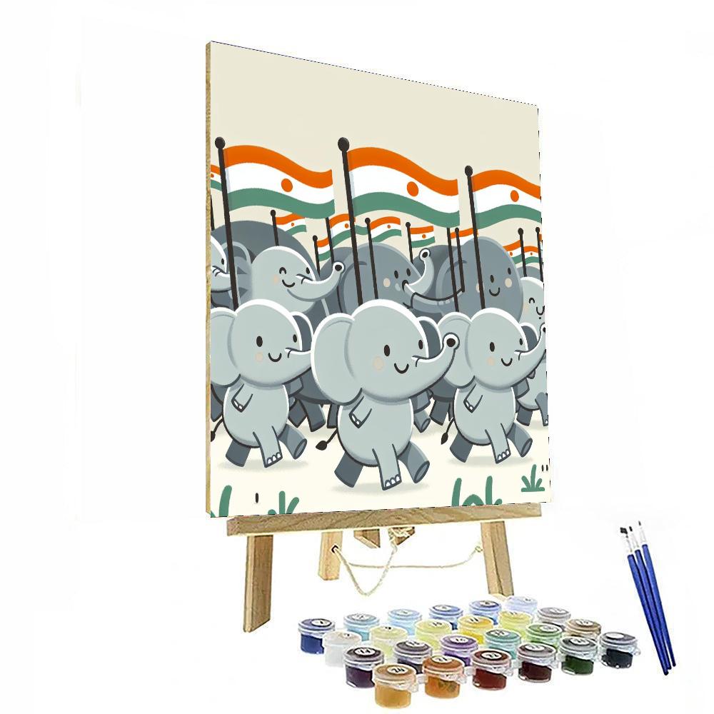 Enthusiastic Elephant Parade Numbered Painting Kits