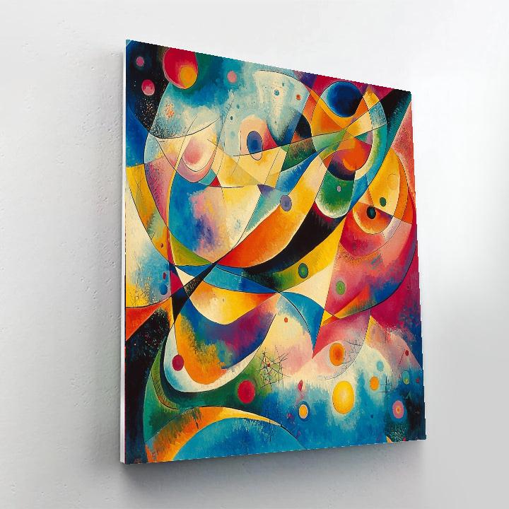 Wassily Kandinsky Inspired Dynamic Abstracts  Paint By Numbers Kits