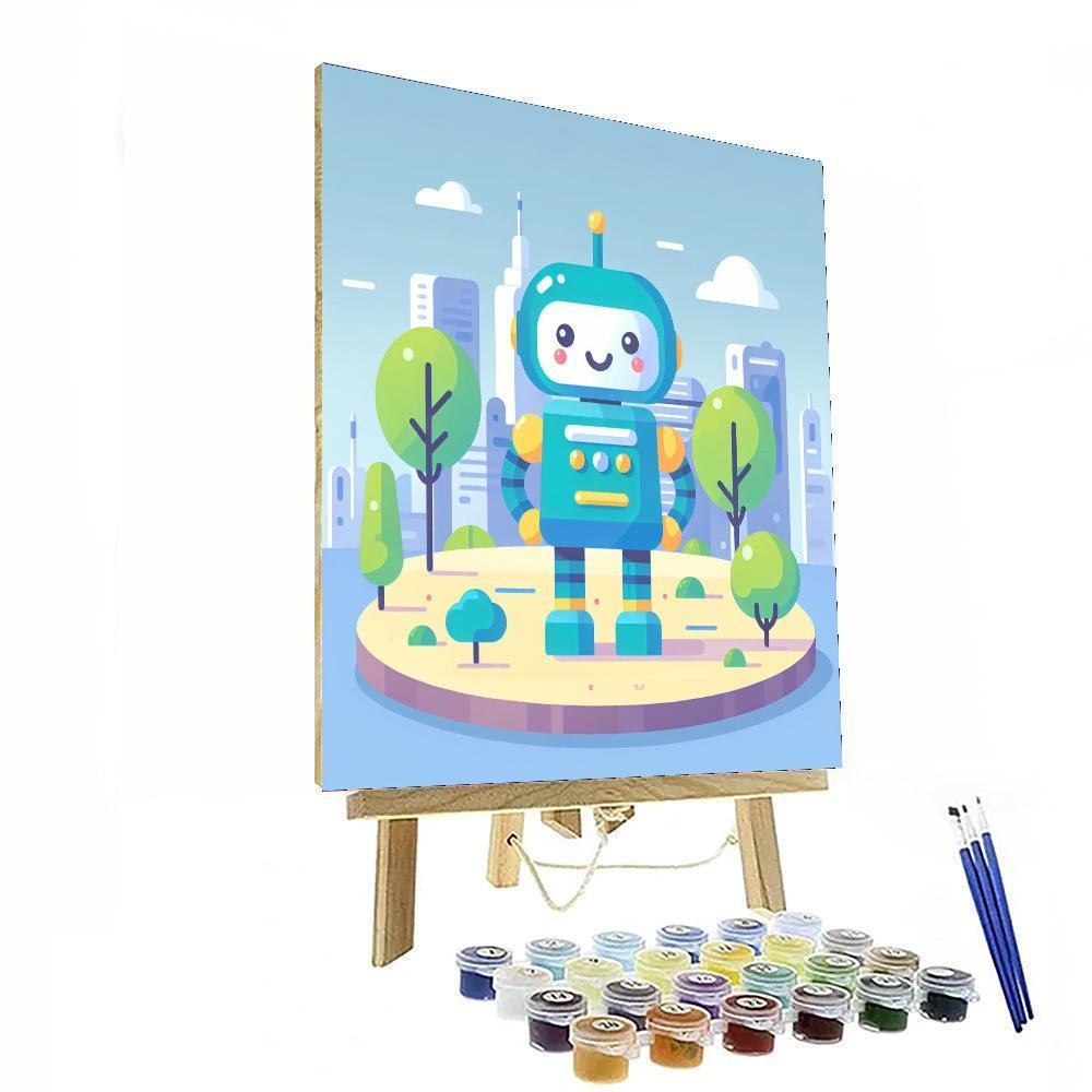 Adventure Seeker Robot Numbered Painting Kits