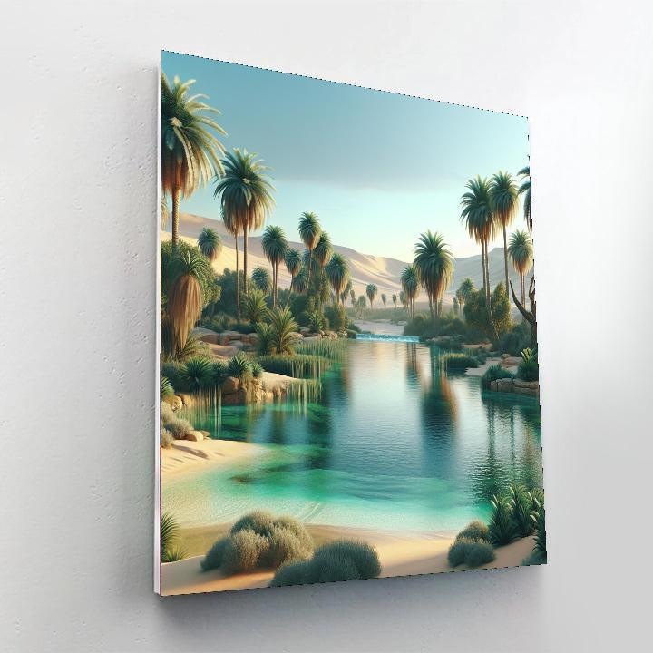 Lush Oasis Mirage Numbered Painting Kits