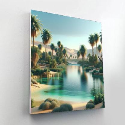 Lush Oasis Mirage Numbered Painting Kits
