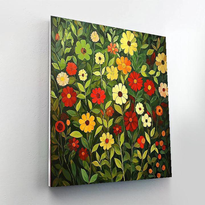 Frida Kahlo Inspired Floral Dreams Of Strength  Paint By Numbers Art