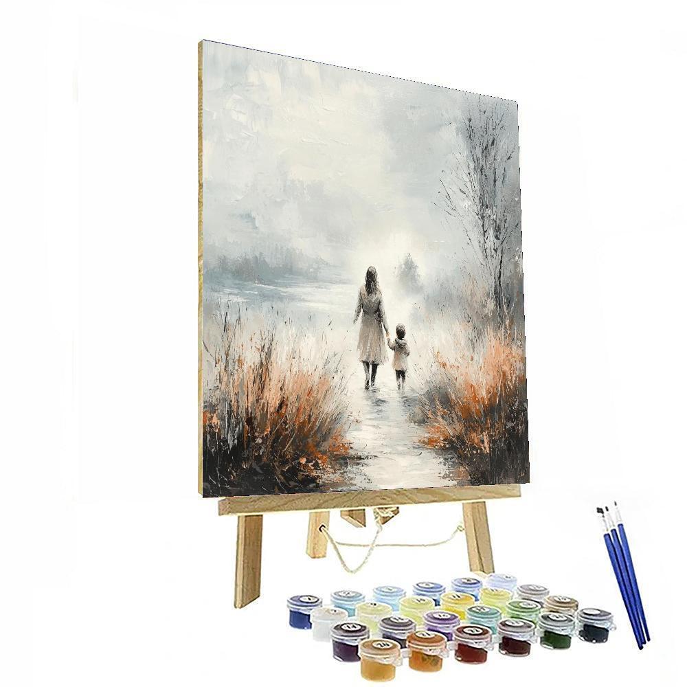 Her Guiding Light DIY Paint By Numbers