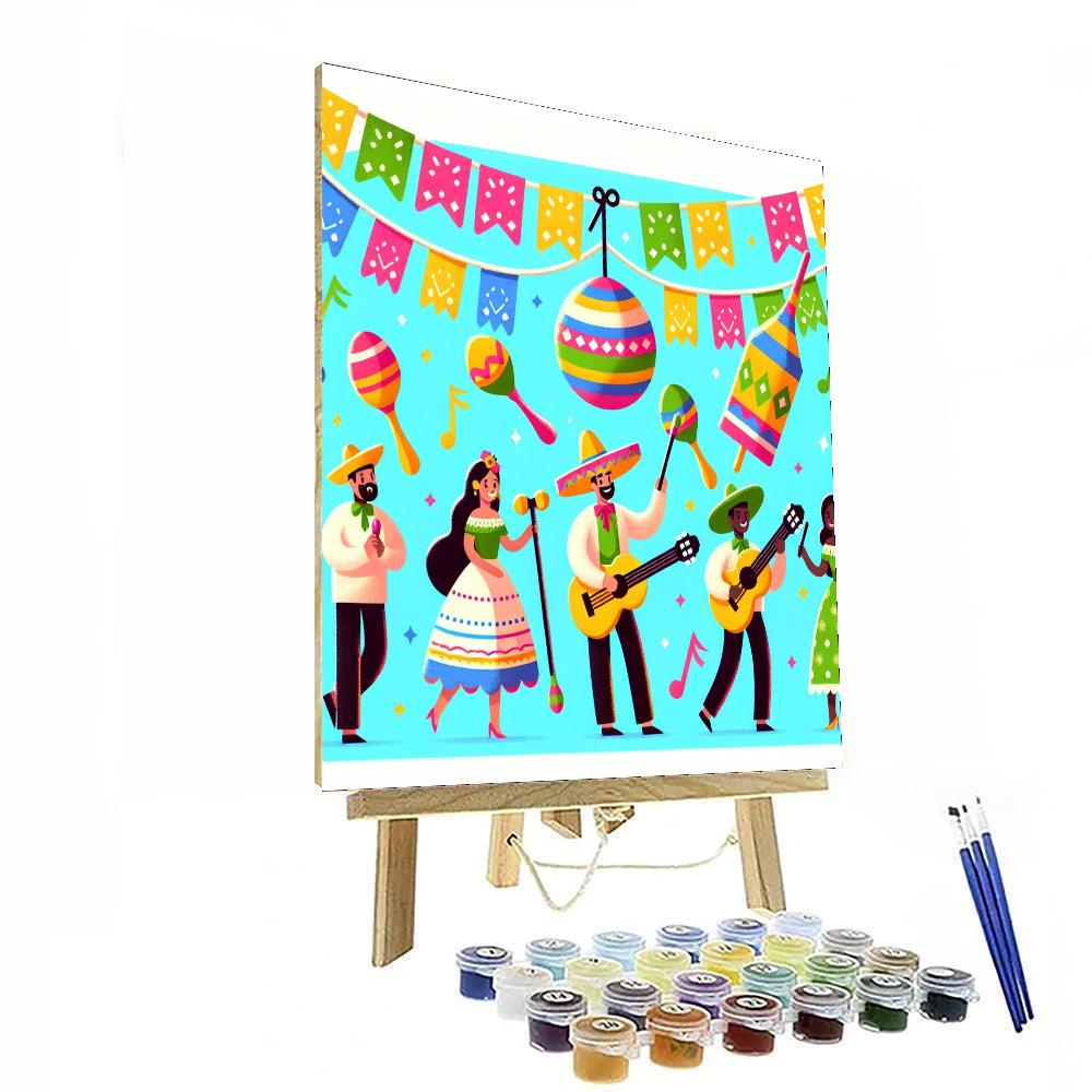 Fiesta Fantastica Paint By Numbers Art