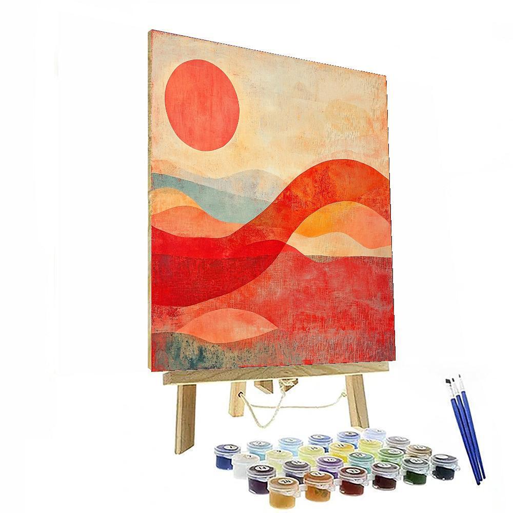 Paul Klee Inspired Dreamland Rhythms  Painting Number Kit