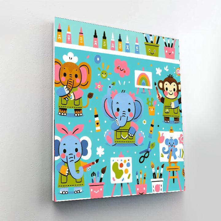 Animal Art Show Paint By Numbers Art