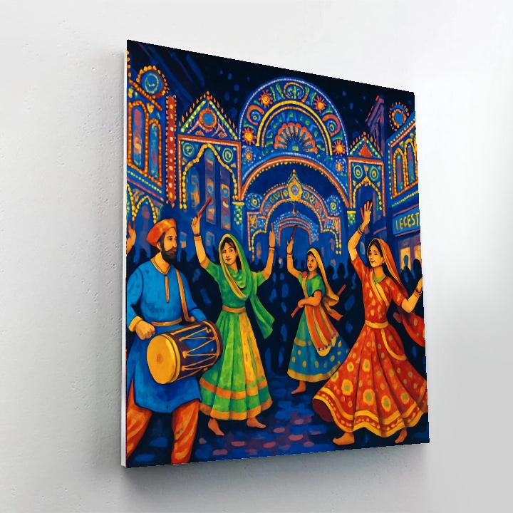 Diwali Lights Festival - Leicester, England Paint By Numbers Art
