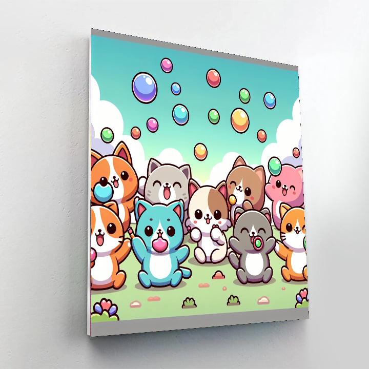 Bubbly Bubble Bonanza Paint By Numbers