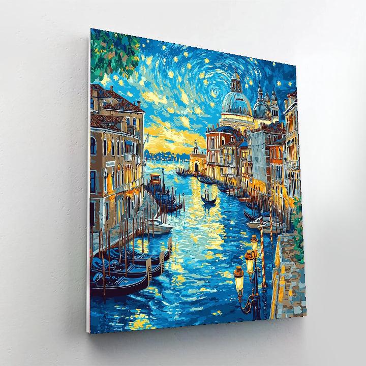 Vincent Van Gogh Inspired Venetian Vibrance  Numbered Painting Kits