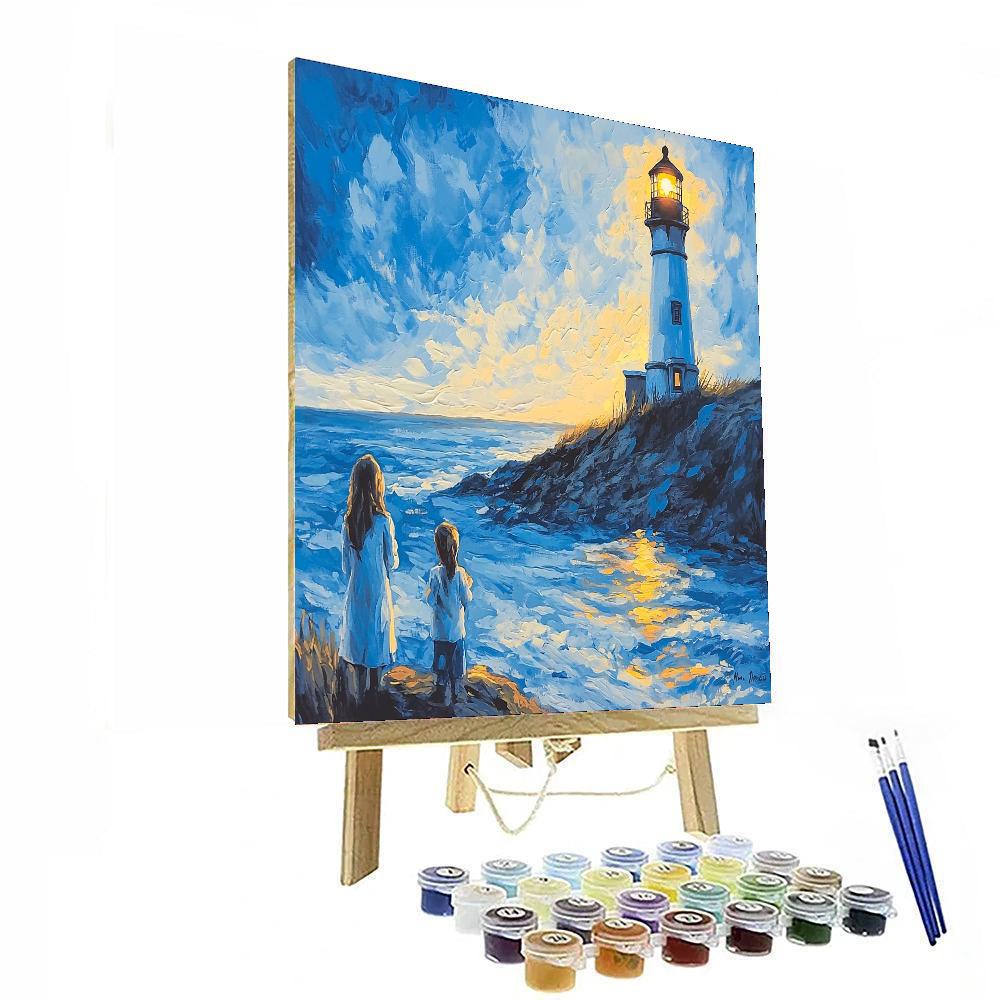 Guiding Light Of A Mother Paint By Color