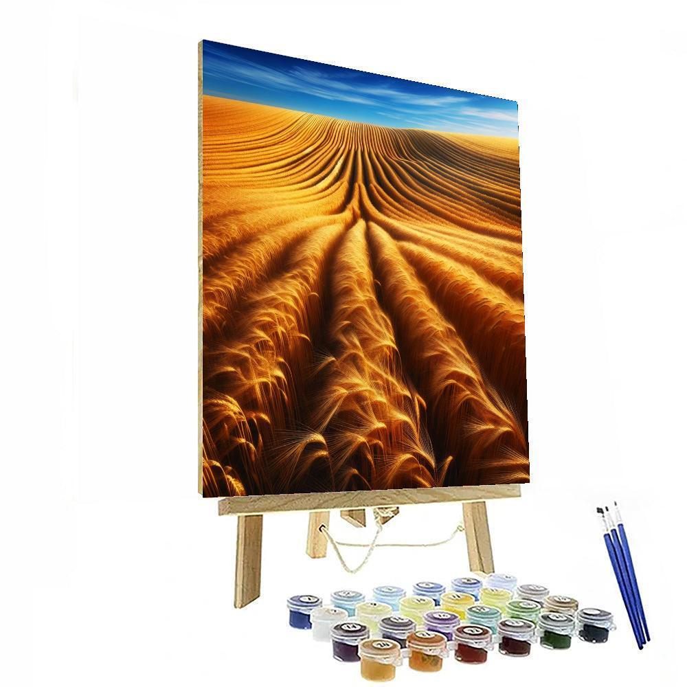 Summer Field Of Gold Paint By Numbers Art