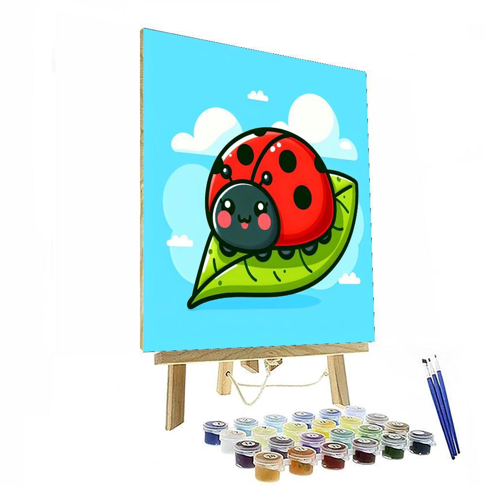 Jolly Ladybug Paint By Color