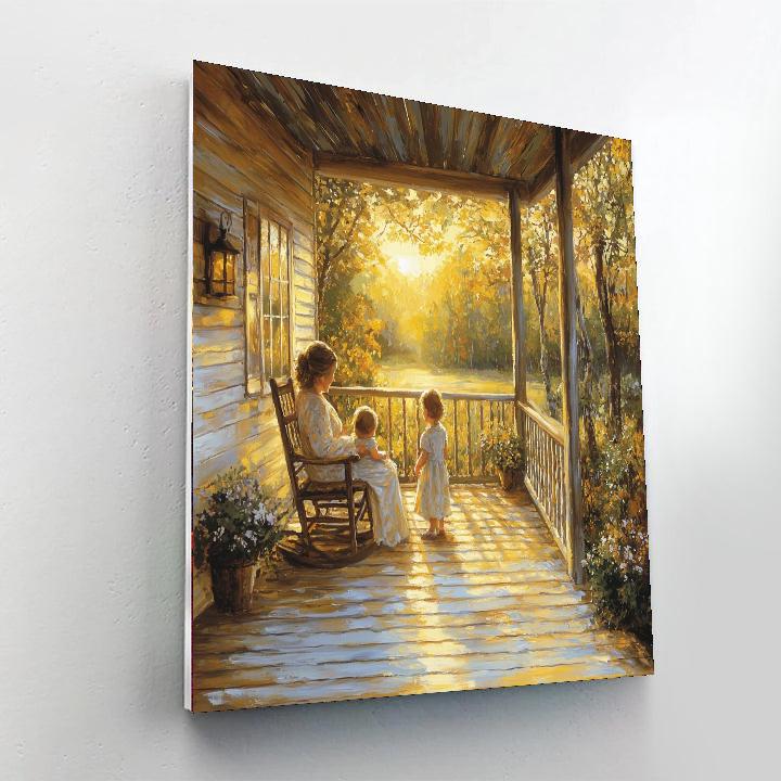 The Embrace Of Morning Light Paint By Numbers Kits