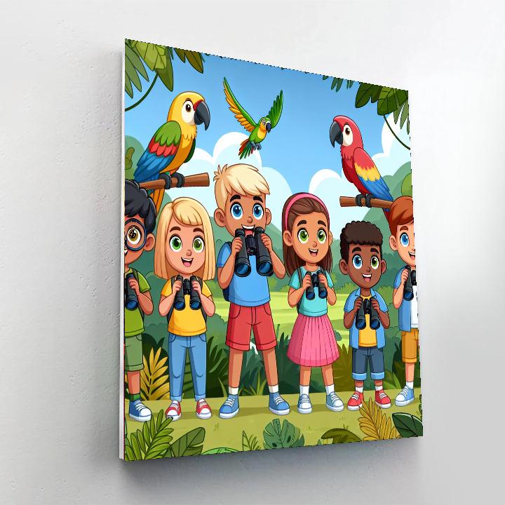 Epic Jungle Discovery Number Painting