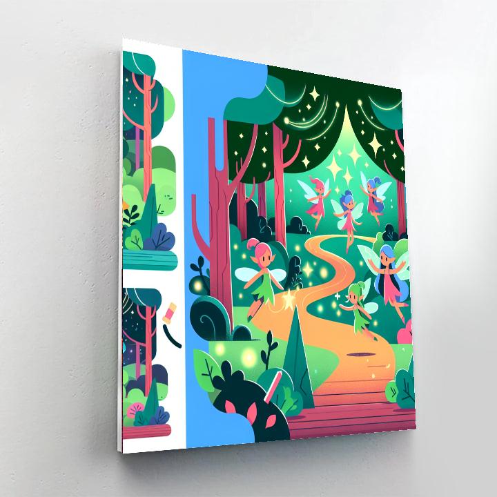 Pixie Pathway Painting Number Kit