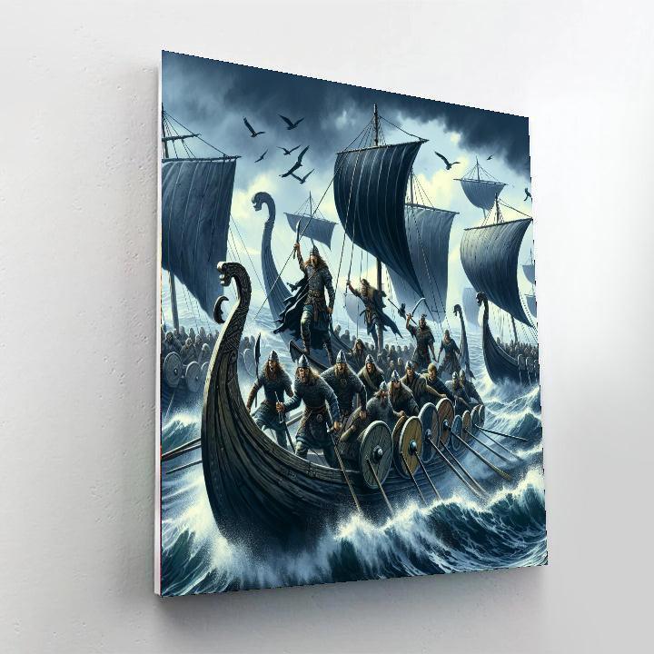 Viking Seafarers Paint By Number