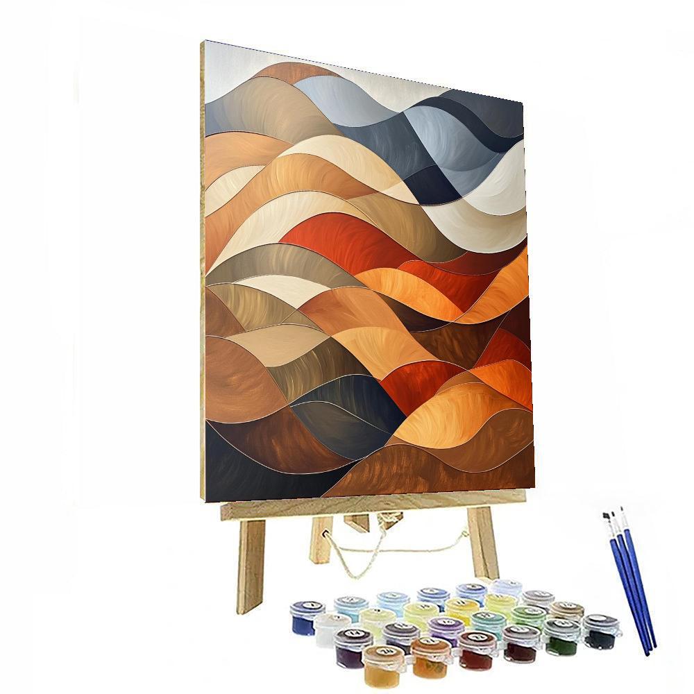 Frida Kahlo Inspired Heart Of The Earth  Painting By Numbers Kit