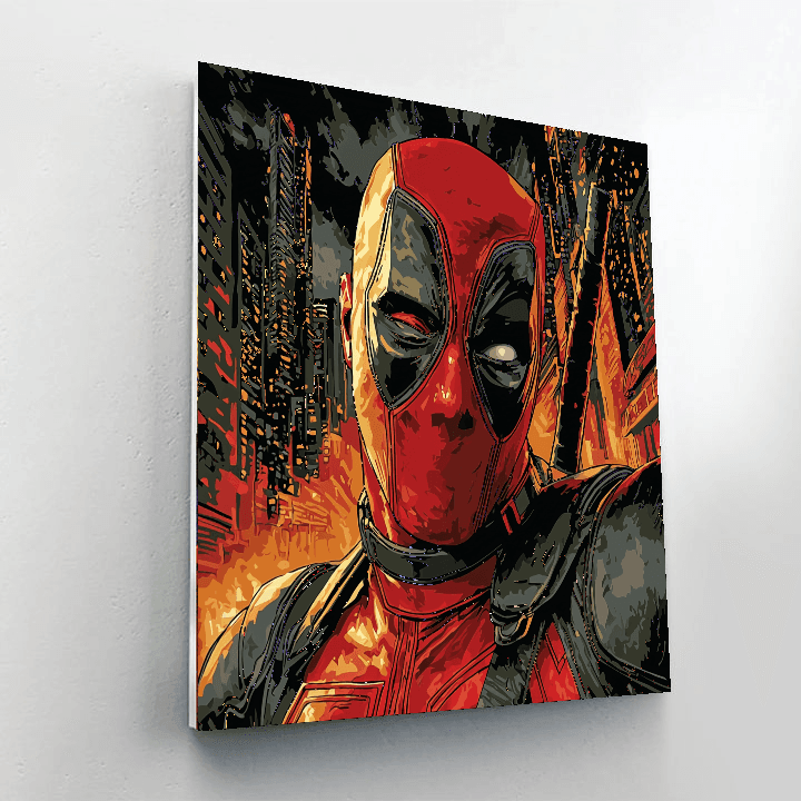 Ryan Reynolds: The Witty Charmer Unmasked Painting Number Kit