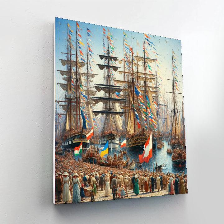 Kieler Woche Paint By Numbers Art