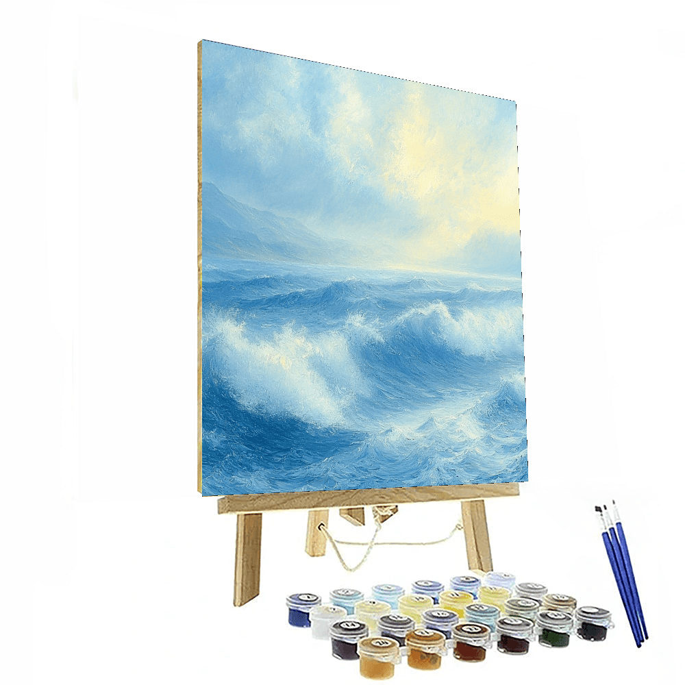 J.M.W. Turner Inspired Seascape Serenity  Paint By Color