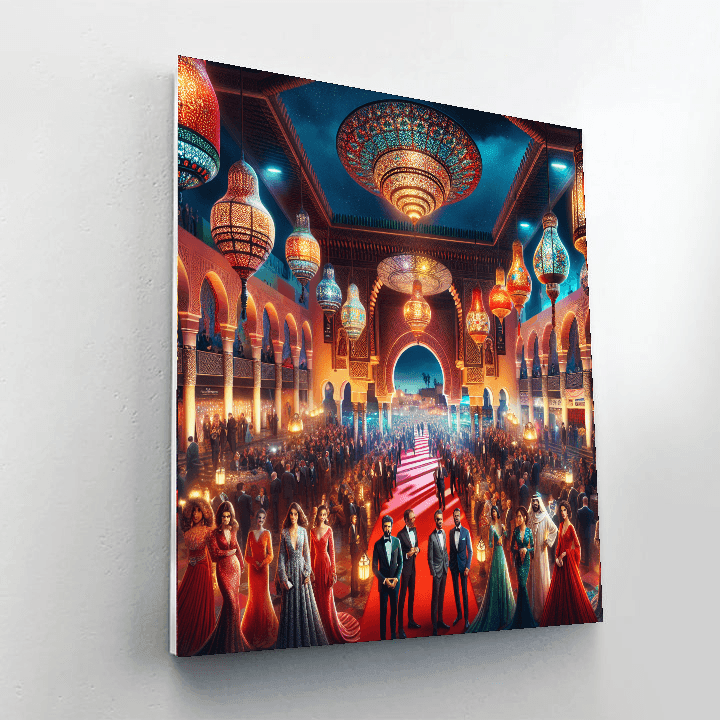 Marrakech International Film Festival DIY Paint By Numbers