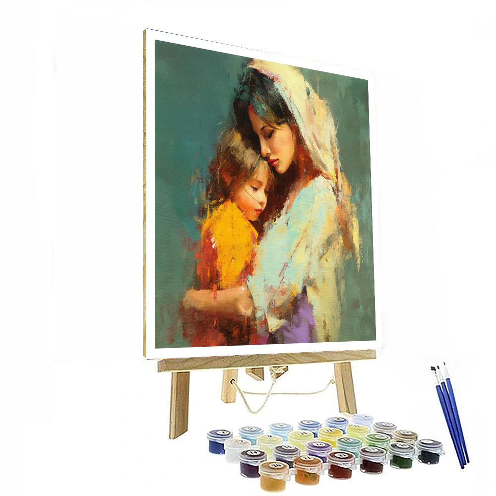 A Mother’s Gentle Smile Paint By Number