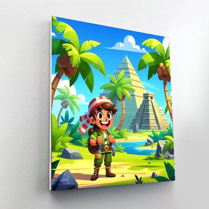 Mystic Island Exploration Paint By Numbers Art