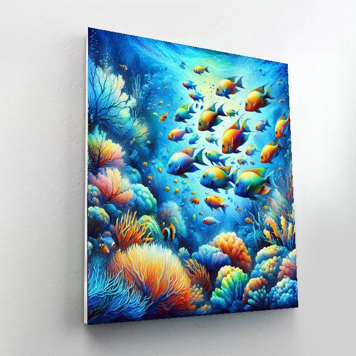 Luminous Underwater Paradise Paint By Numbers Kits