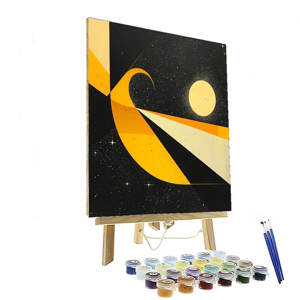 Kazimir Malevich Inspired Echoes Of Space  Numbered Painting Kits