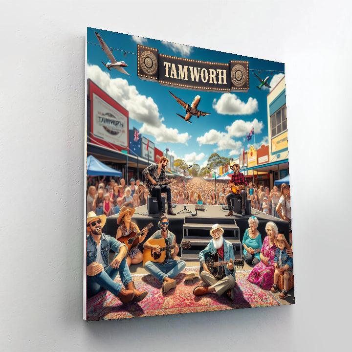 Tamworth Country Music Festival - Australia Painting Number Kit