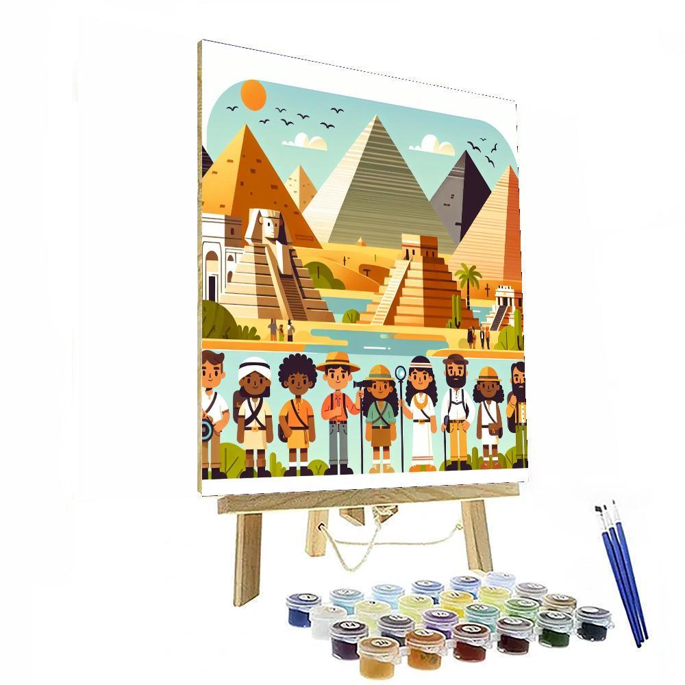 Ancient Wonders Expedition Painting By Numbers Kit