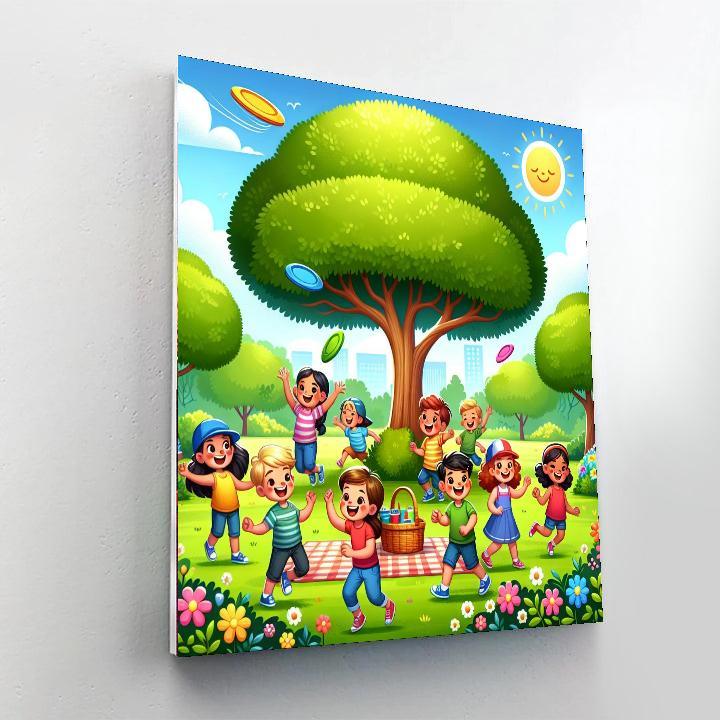 Sunny Park Adventure Paint By Number