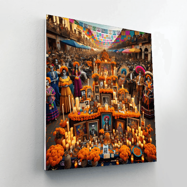 Festival Of The Dead - Mexico Paint By Number