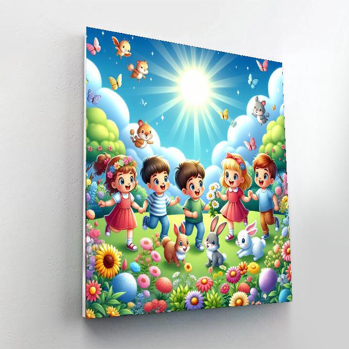 Enchanted Garden Adventure Paint By Numbers
